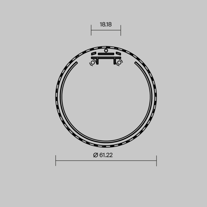 Комплект заглушек (для профиля D60) 2 шт., ALM-D60-EC 642082, 642082, изображение 5 Комплект заглушек (для профиля D60) 2 шт., ALM-D60-EC 642082, 642082, изображение 5
