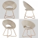 Набор из 2 стульев Refuge, Hesby Import, HSBI_DC2124_beige_2 Набор из 2 стульев Refuge, Hesby Import, HSBI_DC2124_beige_2