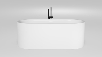 Ванна из литьевого камня Salini Perla 170x80 1049101G белая глянцевая отдельно стоящая Ванна из литьевого камня Salini Perla 170x80 1049101G белая глянцевая отдельно стоящая