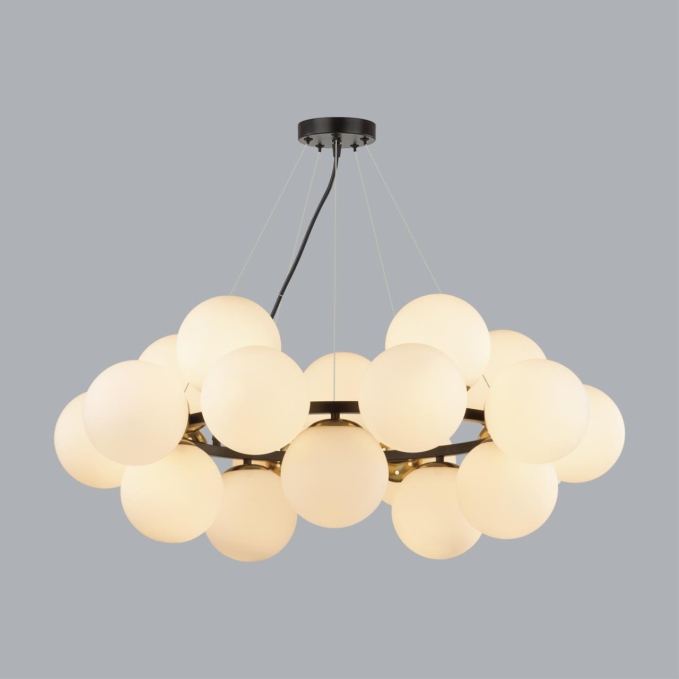 Люстра E14 20*40W 220V MELONA MODERNI Люстра 170 LUMION 6508/20, фото на цветном фоне 1 Люстра E14 20*40W 220V MELONA MODERNI Люстра 170 LUMION 6508/20, фото на цветном фоне 1