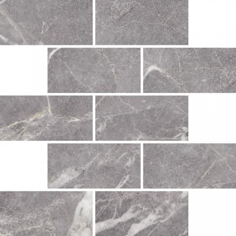 Мозаика Kerranova Marble Trend Silver River LR 30.7x30.7, K-1006/LR/m13