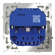 Розетка встраиваемая VOLTUM S70 с заземлением и защитными шторками, 16А, с USB, A+С, (сталь), Voltum, VLS040505