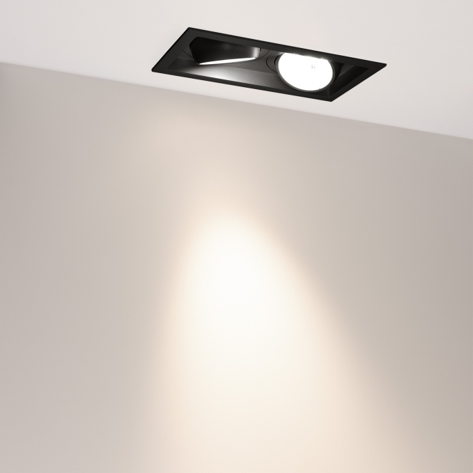 Светильник MS-VORTEX-BUILT-S250x140-2x30W Day4000 (BK-BK, 30 deg, 230V), Arlight, 058445, изображение 3