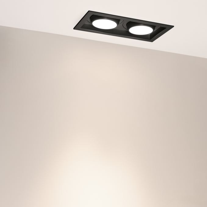 Светильник MS-VORTEX-BUILT-S250x140-2x30W Day4000 (BK-BK, 30 deg, 230V), Arlight, 058445, изображение 5