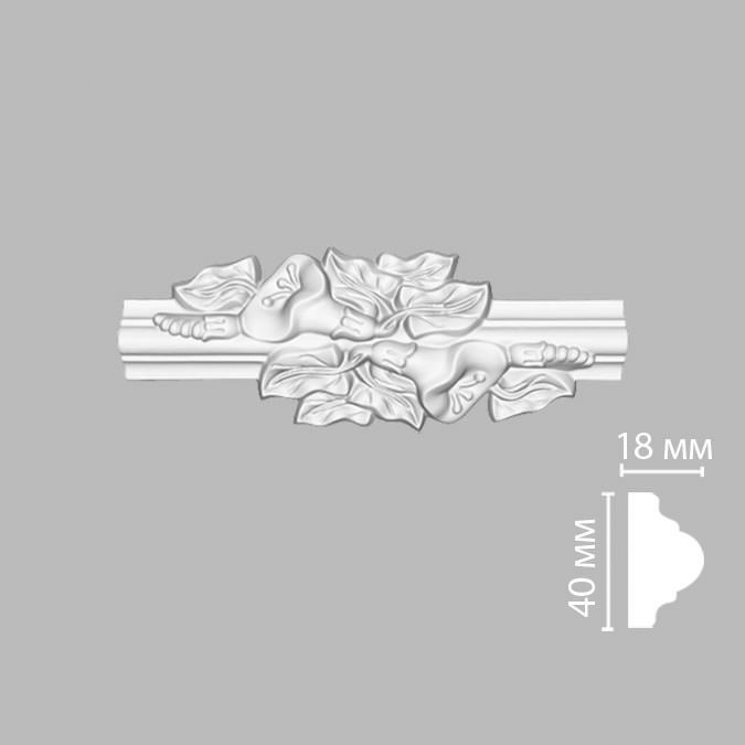 Вставка декоративная Decomaster 97010-7, 250x92x18 мм Вставка декоративная Decomaster 97010-7, 250x92x18 мм