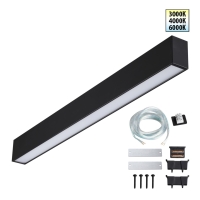 Светильник линейный светодиод. с переключ. цв. температуры IP20 LED 20W 220-240V 3000К/4000К/6000К FATTO OVER NT25 068 NOVOTECH 359603 Светильник линейный светодиод. с переключ. цв. температуры IP20 LED 20W 220-240V 3000К/4000К/6000К FATTO OVER NT25 068 NOVOTECH 359603
