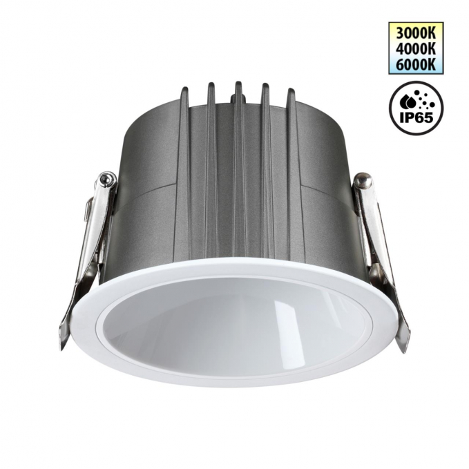 Светильник встраиваемый с переключателем цв. температуры IP65 LED 15W 170-265V 3000К/4000К/6000К LANG SPOT NT24 510 NOVOTECH 359426, изображение 1 Светильник встраиваемый с переключателем цв. температуры IP65 LED 15W 170-265V 3000К/4000К/6000К LANG SPOT NT24 510 NOVOTECH 359426, изображение 1