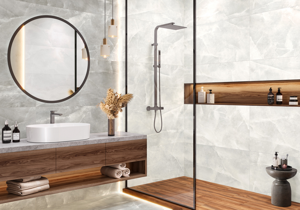 Керамогранит Delacora Salt Gray 60x60, D60246M