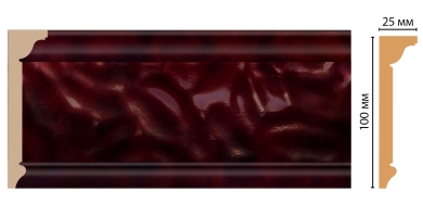 Карниз, плинтус потолочный Decomaster D215-62, 100x25x2400 мм