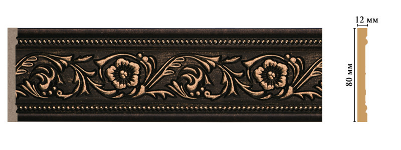 Молдинг Decomaster 150-56, 80x12x2400 мм Молдинг Decomaster 150-56, 80x12x2400 мм
