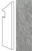 Плинтус Atlas Concorde Marvel Stone Bardiglio Grey Battiscopa Sag. Dx 7.2x30, ATEQ Плинтус Atlas Concorde Marvel Stone Bardiglio Grey Battiscopa Sag. Dx 7.2x30, ATEQ