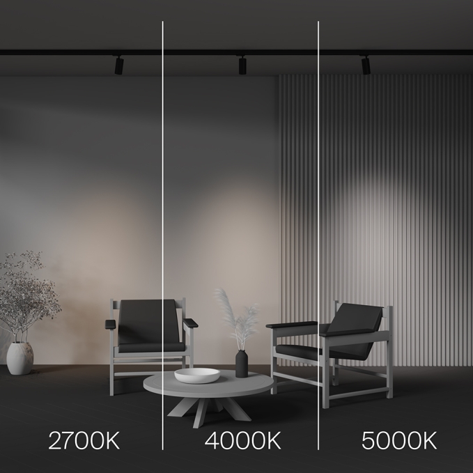 Трековый светильник Фокус / Focus Led Trinity 2700-5000K 12Вт 36°, TR197-3-12WCCT-M-B, изображение 6 Трековый светильник Фокус / Focus Led Trinity 2700-5000K 12Вт 36°, TR197-3-12WCCT-M-B, изображение 6