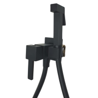 Смеситель гигиенический Webert Pegaso PE870303560 черный матовый с внутренней частью Смеситель гигиенический Webert Pegaso PE870303560 черный матовый с внутренней частью