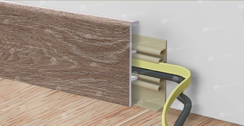 Плинтус Alpine Floor Rico Concept 80 Дуб Каньон Кремовый, RC 80105 Плинтус Alpine Floor Rico Concept 80 Дуб Каньон Кремовый, RC 80105