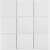 Мозаика Starmosaic 10х10 см White Matt 30x30