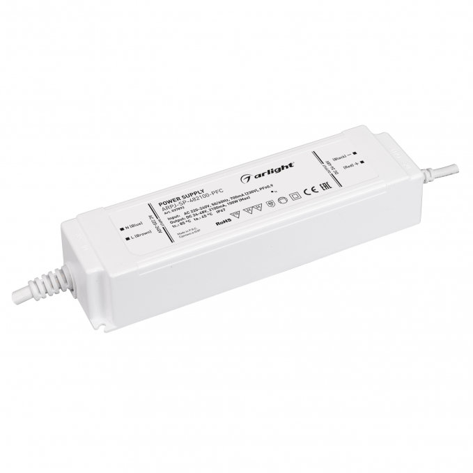 Блок питания ARPJ-SP-482100-PFC (100W, 24-48V, 2.1A), Arlight, 037892, изображение 1 Блок питания ARPJ-SP-482100-PFC (100W, 24-48V, 2.1A), Arlight, 037892, изображение 1