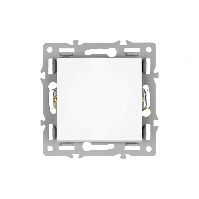 Механизм выключателя одноклавишный перекрёстный SWT-MKX1-PL-WH (250V, 16A), Arlight, 043718, изображение 2 Механизм выключателя одноклавишный перекрёстный SWT-MKX1-PL-WH (250V, 16A), Arlight, 043718, изображение 2