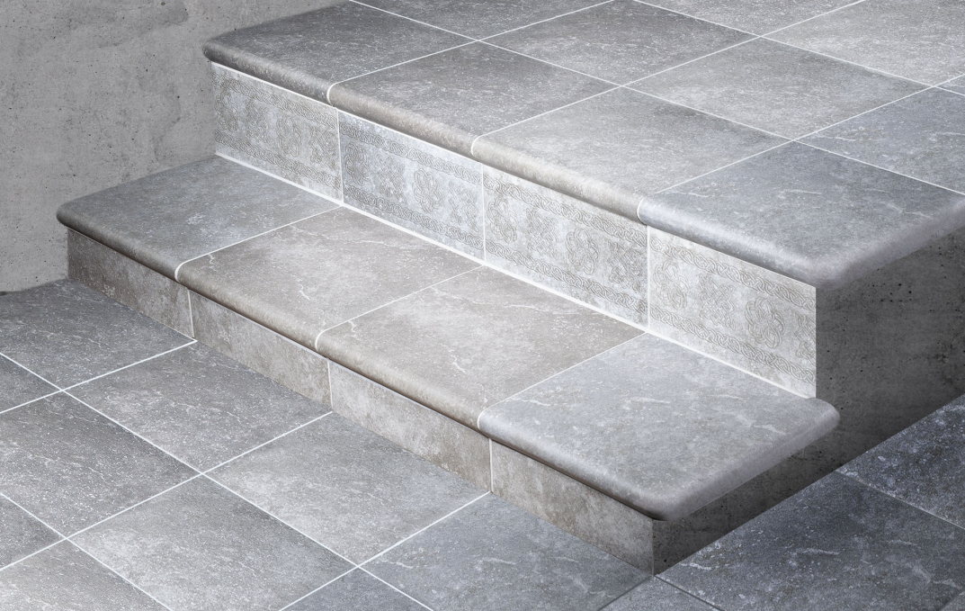 Ступень фронтальная Exagres Stone Peldano Gris 33x33 Ступень фронтальная Exagres Stone Peldano Gris 33x33