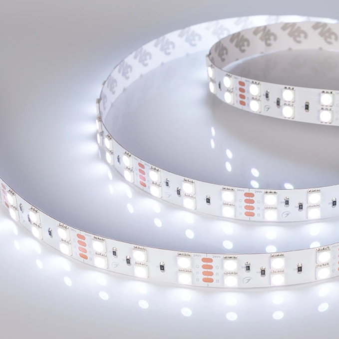 Светодиодная лента RT-B120-15mm 24V RGB (28.8 W/m, IP20, 5060, 5m), Arlight, 011205(2), изображение 3