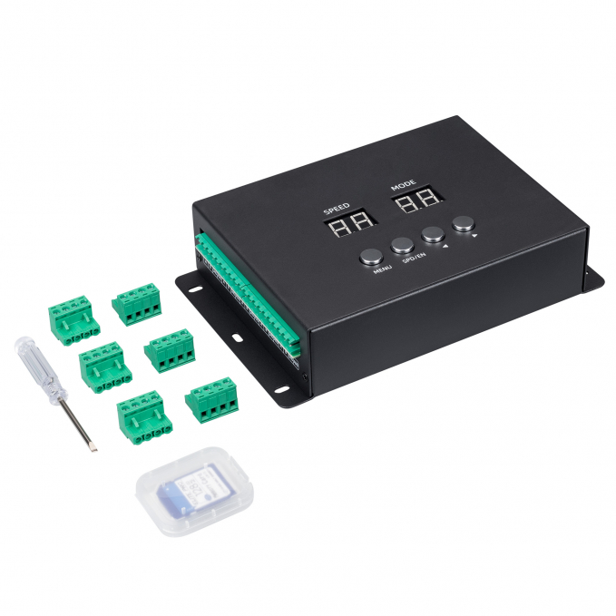 Контроллер DMX K-5000 (220V, SD-card, 5x512), Arlight, 024323, изображение 1 Контроллер DMX K-5000 (220V, SD-card, 5x512), Arlight, 024323, изображение 1