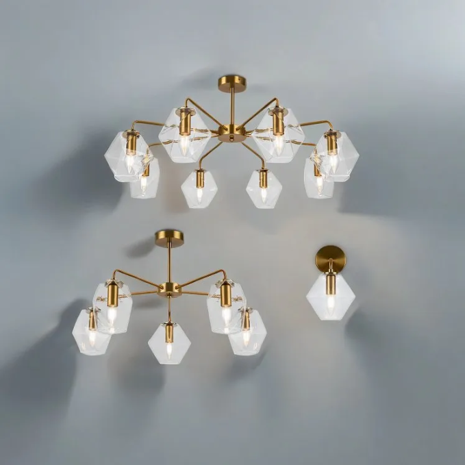 Люстра Измерение / Dimension E14x8, Freya, FR5177PL-08BS