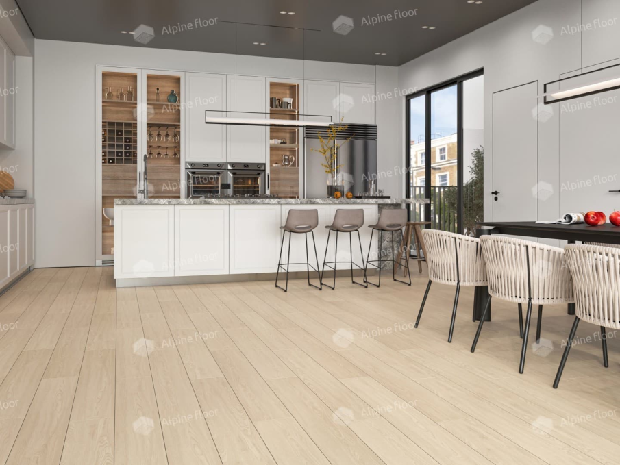 Каменный ламинат SPC Alpine Floor Classic Light Ясень Макао, ECO 106-11 MC