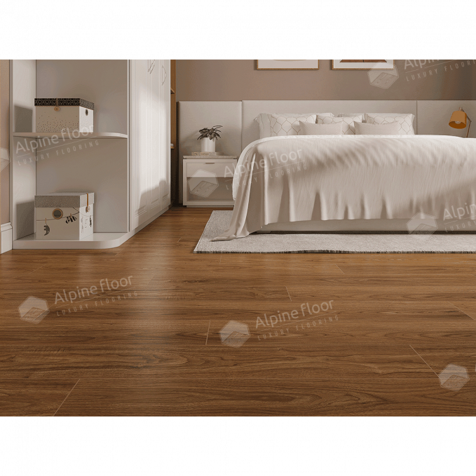 Каменный ламинат SPC Alpine Floor Nut Орех Маррон Классик, ECO 22-2 MC