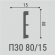 Плинтус Bello Deco П30 80-15 Плинтус Bello Deco П30 80-15
