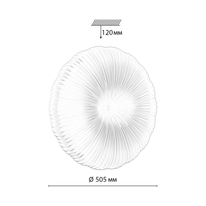 Светильник LED 76Вт 3000/4000/6000К D505 IP43 CCT ANIX PALE SN 201 СОНЕКС 7678/ELN, схема товара Светильник LED 76Вт 3000/4000/6000К D505 IP43 CCT ANIX PALE SN 201 СОНЕКС 7678/ELN, схема товара