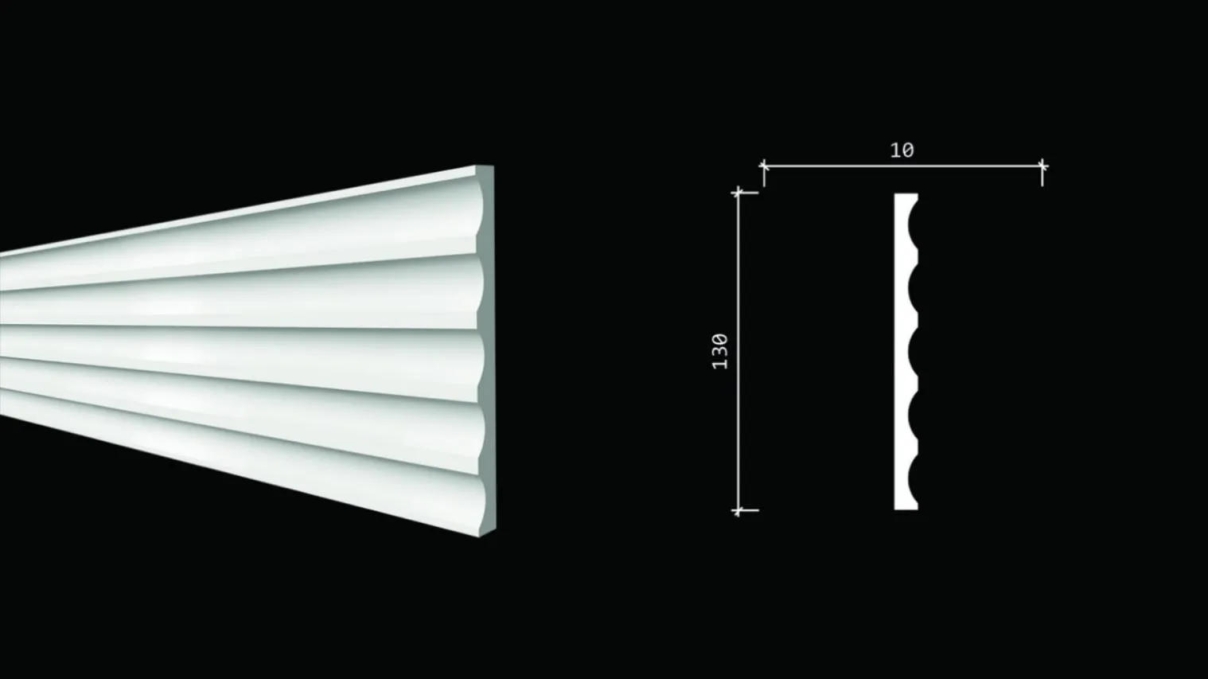 Стеновая панель Decor-Dizayn DD902(3m), 130x10x3000 мм