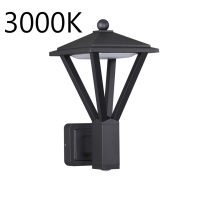 Уличный настенный светильник IP54 LED 15W (12W SMD LED + 3W COB LED) 3000K AC85-265V BEARITZ NATURE ODL25 673 ODEON LIGHT 6655/15WL3