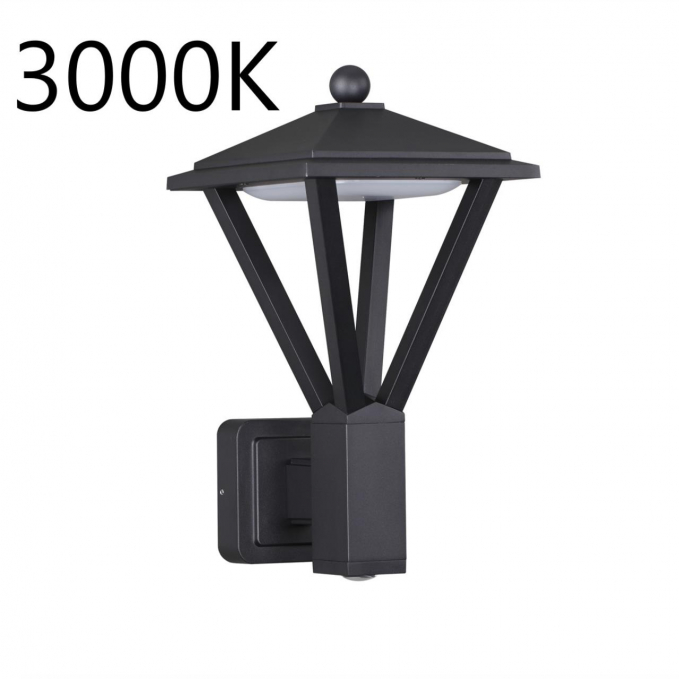 Уличный настенный светильник IP54 LED 15W (12W SMD LED + 3W COB LED) 3000K AC85-265V BEARITZ NATURE ODL25 673 ODEON LIGHT 6655/15WL3, изображение 1 Уличный настенный светильник IP54 LED 15W (12W SMD LED + 3W COB LED) 3000K AC85-265V BEARITZ NATURE ODL25 673 ODEON LIGHT 6655/15WL3, изображение 1