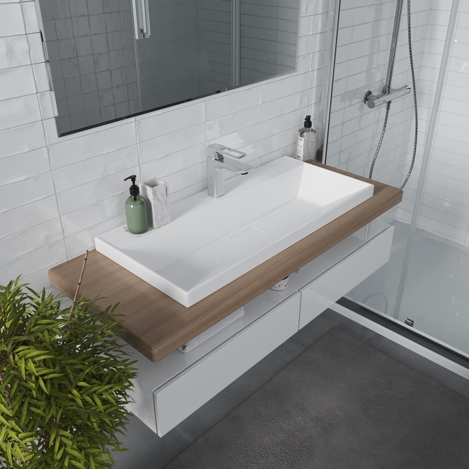 Мебельная раковина Madera Classica 4627173210898 80 см белая глянцевая Мебельная раковина Madera Classica 4627173210898 80 см белая глянцевая