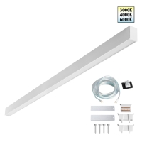Светильник линейный светодиод. с переключ. цв. температуры IP20 LED 40W 220-240V 3000К/4000К/6000К FATTO OVER NT25 068 NOVOTECH 359604 Светильник линейный светодиод. с переключ. цв. температуры IP20 LED 40W 220-240V 3000К/4000К/6000К FATTO OVER NT25 068 NOVOTECH 359604