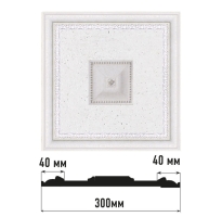 Декоративное панно Decomaster D31-42, 300x300x32 мм